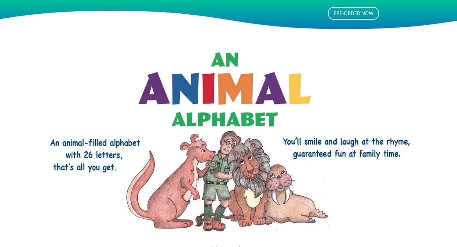 An Animal Alphabet Book Website by Amalam Media